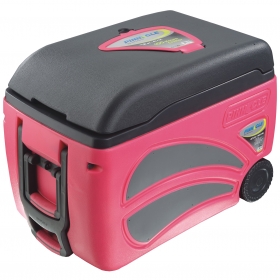 Nevera Portatil Pinnacle con ruedas 45 Litros- Rosa Bandas