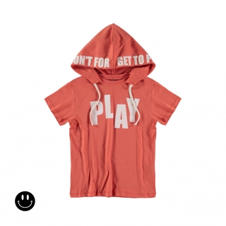 Play Hooded Tee (paprika)