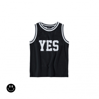 Yes&No Vest Tee (black)