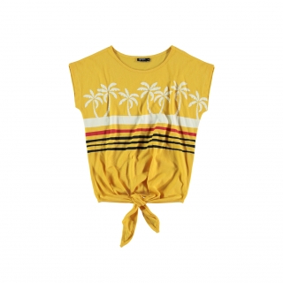Palms Knot Tee (yellow)