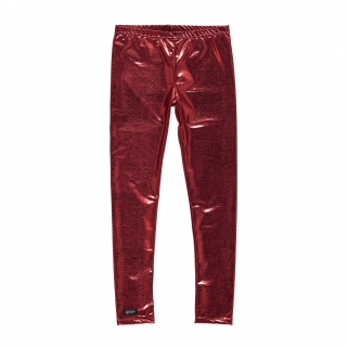 Metallic Leggings (red)