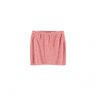 Striped Tube Skirt (paprika)
