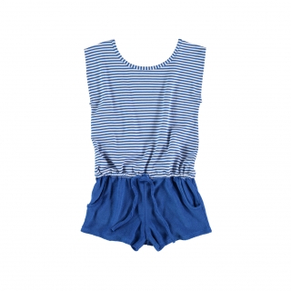 Towel Jumpsuit (primary blue)