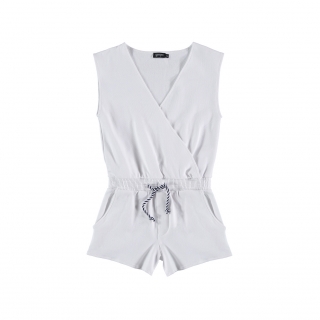 Short Crossed Jumpsuit (white)