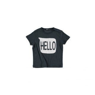 Hello Bye Baby Tee (asphalt)