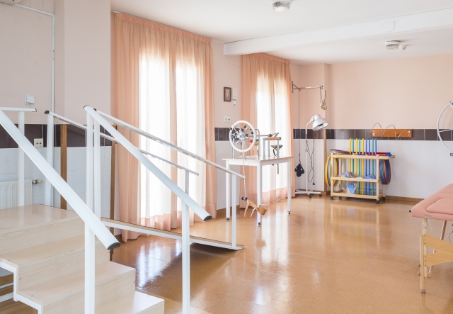 Sala de rehabilitación y fisioterapia
