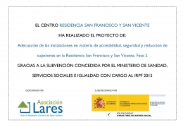 Entorno seguro gracias al IRPF 2015