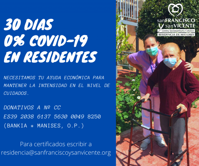 Proteger a las Personas Mayores Dependientes de Manises del COVID-19