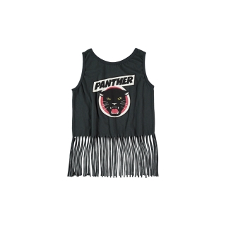 PANTHER FRINGED TOP