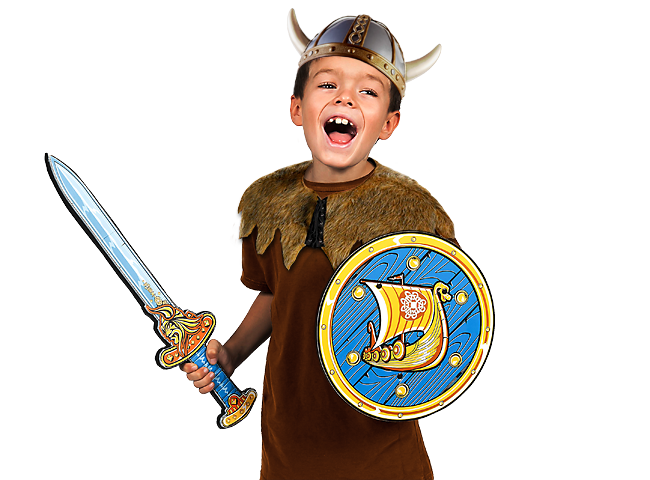 Pack Vikingo Espada y Escudo