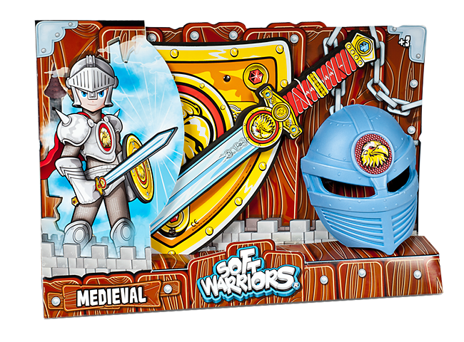 Pack Caballero Espada, Escudo y Casco